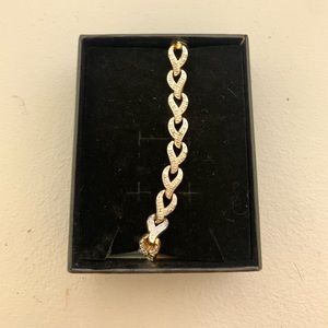 Gold-Plated & Zirconium Bracelet